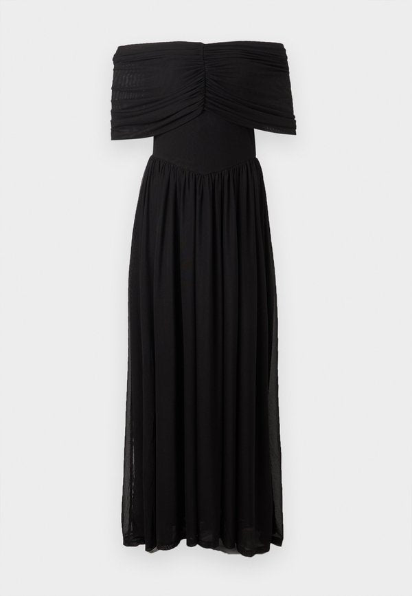 Vero Moda VMROSETTA CAPE DETAIL MAXI DRESS JRS EXP - Maxi dress - black