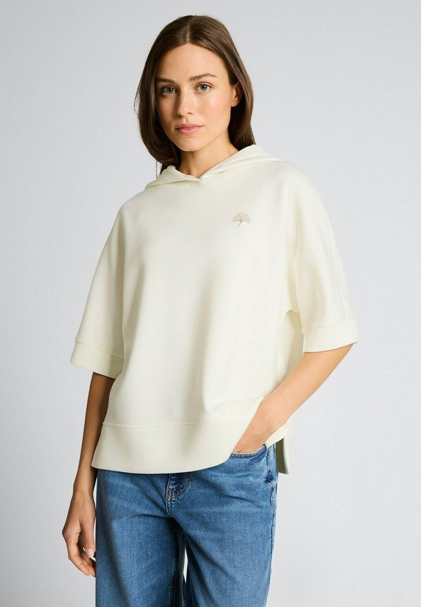 TOM TAILOR SCUBA - Hoodie - whisper white