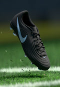 Nike Performance TIEMPO MAESTRO CLUB FG/MG UNISEX - Football boots artificial grass - black/ice blue