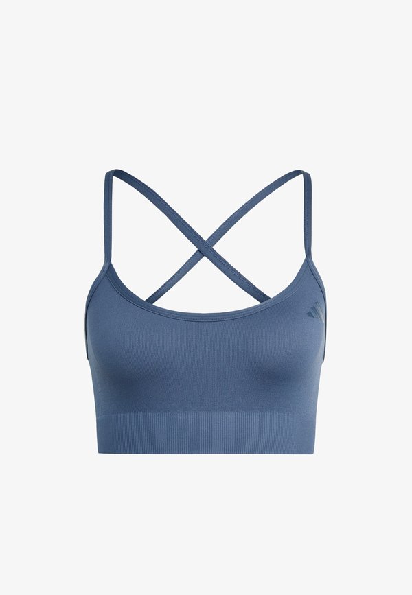 adidas Performance Light support sports bra - preloved ink