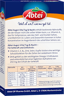 Augen Vital Tag & Nacht Kapseln 30 St. Abtei