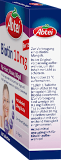 Biotin Tabletten Abtei