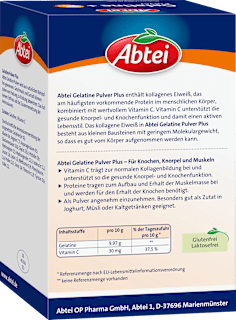 Gelatine Pulver + Vitamin C (40 Portionen) Abtei