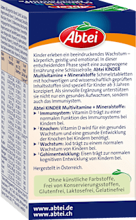 Multivitamine für Kinder Schmelztabletten 75 St Abtei