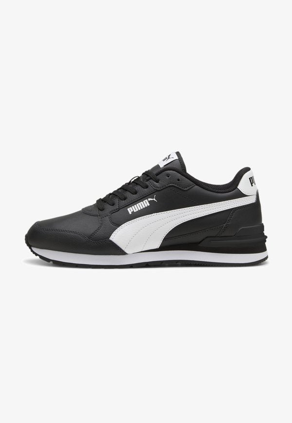 Puma ST RUNNER V4 UNISEX - Trainers - black  white