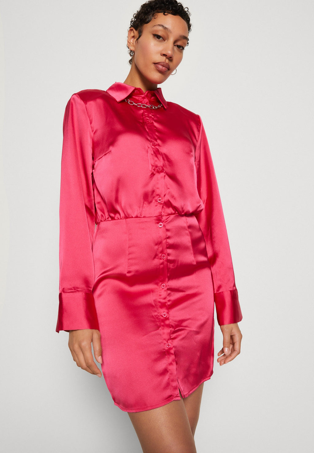 NA-KD SHIRT MINI DRESS