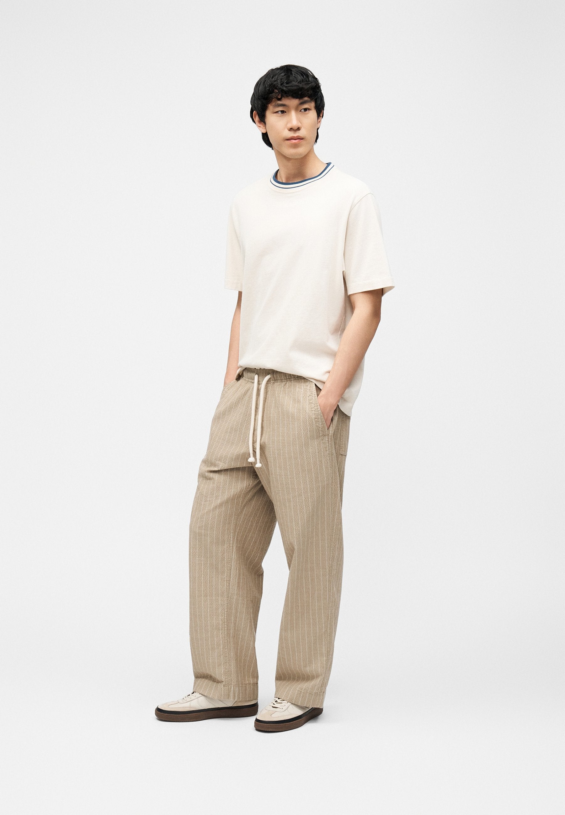 Abercrombie & Fitch BAGGY GETAWAY BEACHY PULL ON BREEZY SEERSUCKER