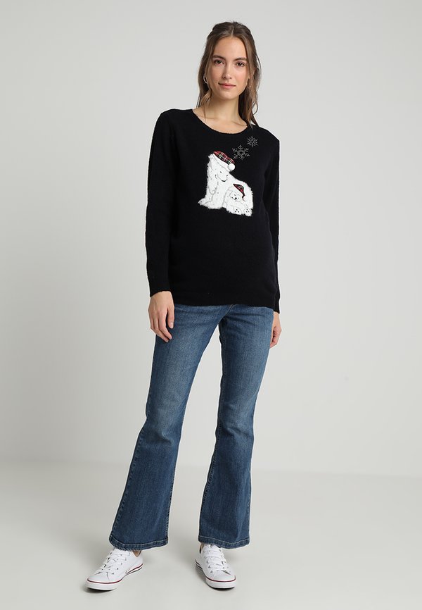 Dorothy Perkins Maternity POLAR BEAR CHRISTMAS JUMPER