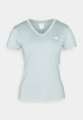 adidas Performance WORKOUT ESSENTIALS V NECK - Sports T-shirt - sage