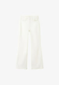 Mango ADULT - Bootcut jeans - white