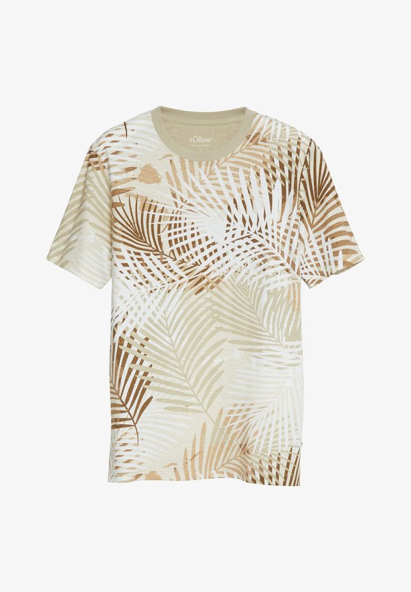 s.Oliver T-SHIRT - Print T-shirt - beige