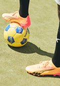 Puma ULTRA MATCH FG/AG - Firm-ground football boots - sun stream/black/sunset glow