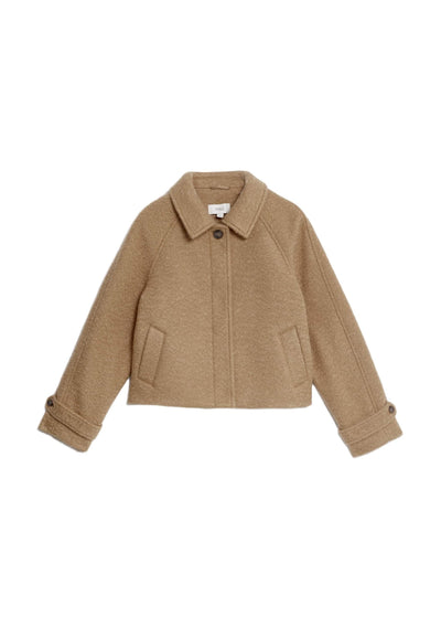 Marks & Spencer TEXTURED COLLARED SHORT COAT