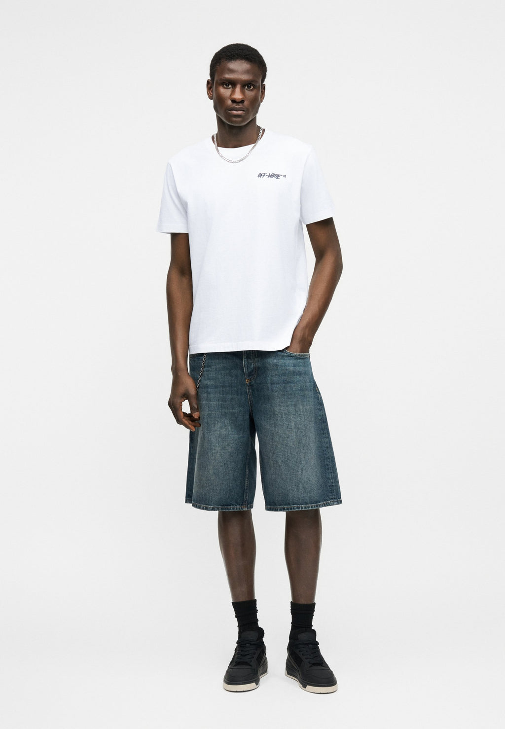 OFF-WHITE OFF LOGO SLIM TEE