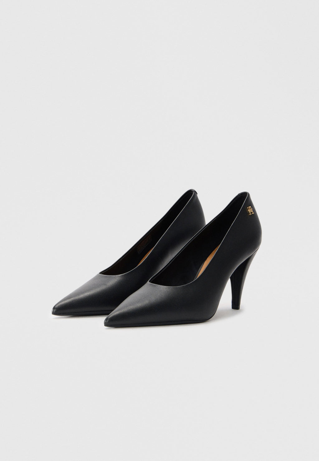 LEATHER TH MONOGRAM HIGH HEELS Media 2