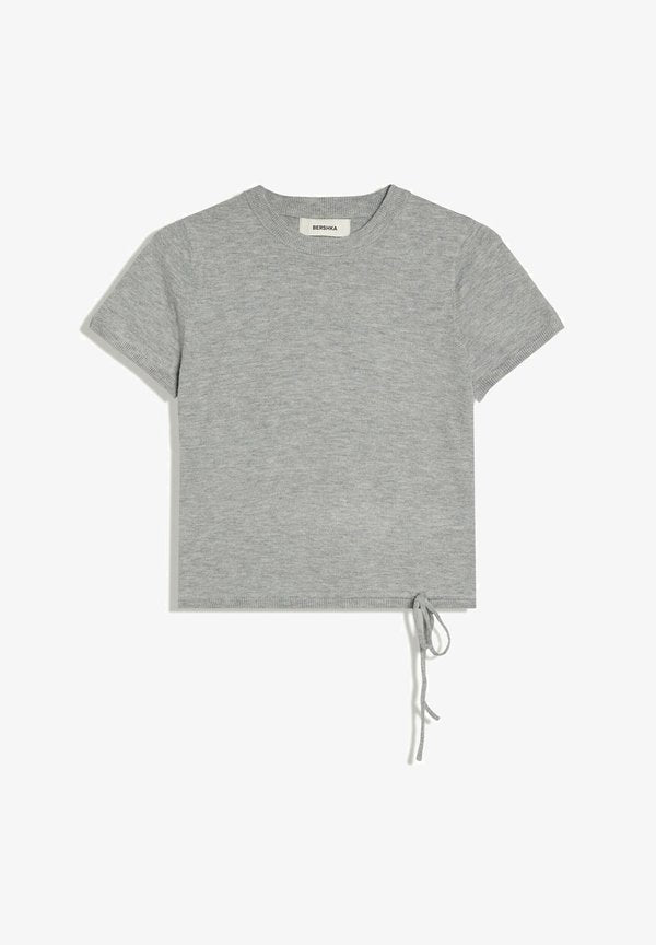 Bershka TSHIRT - Basic T-shirt - grey