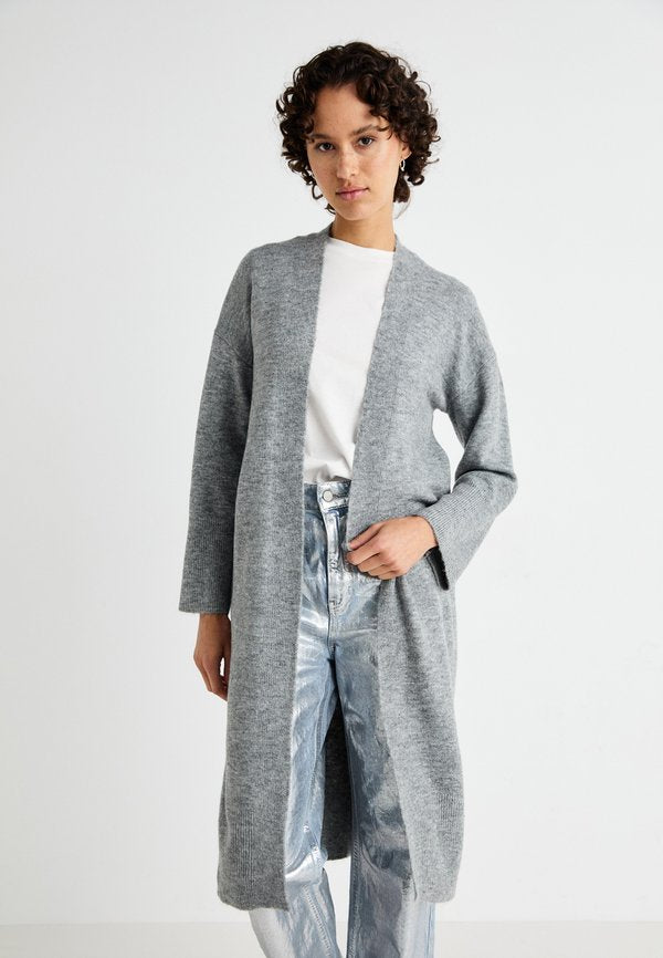 Vero Moda VMJUPITER OPEN  - Cardigan - medium grey melange