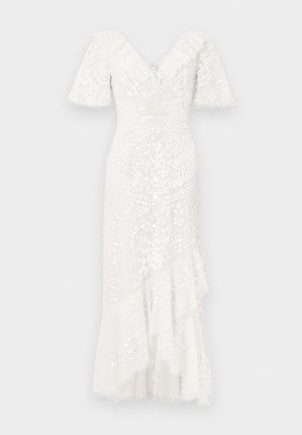 Needle & Thread ANAIS SEQUIN FRILL ANKLE GOWN