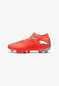 Puma FUTURE 9 PRO FG/AG FUSSBALLSCHUHE - Firm-ground football boots - glowing red- white- black- silver