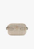 Guess PAISLEIGH MINI - Cross body bag - beige