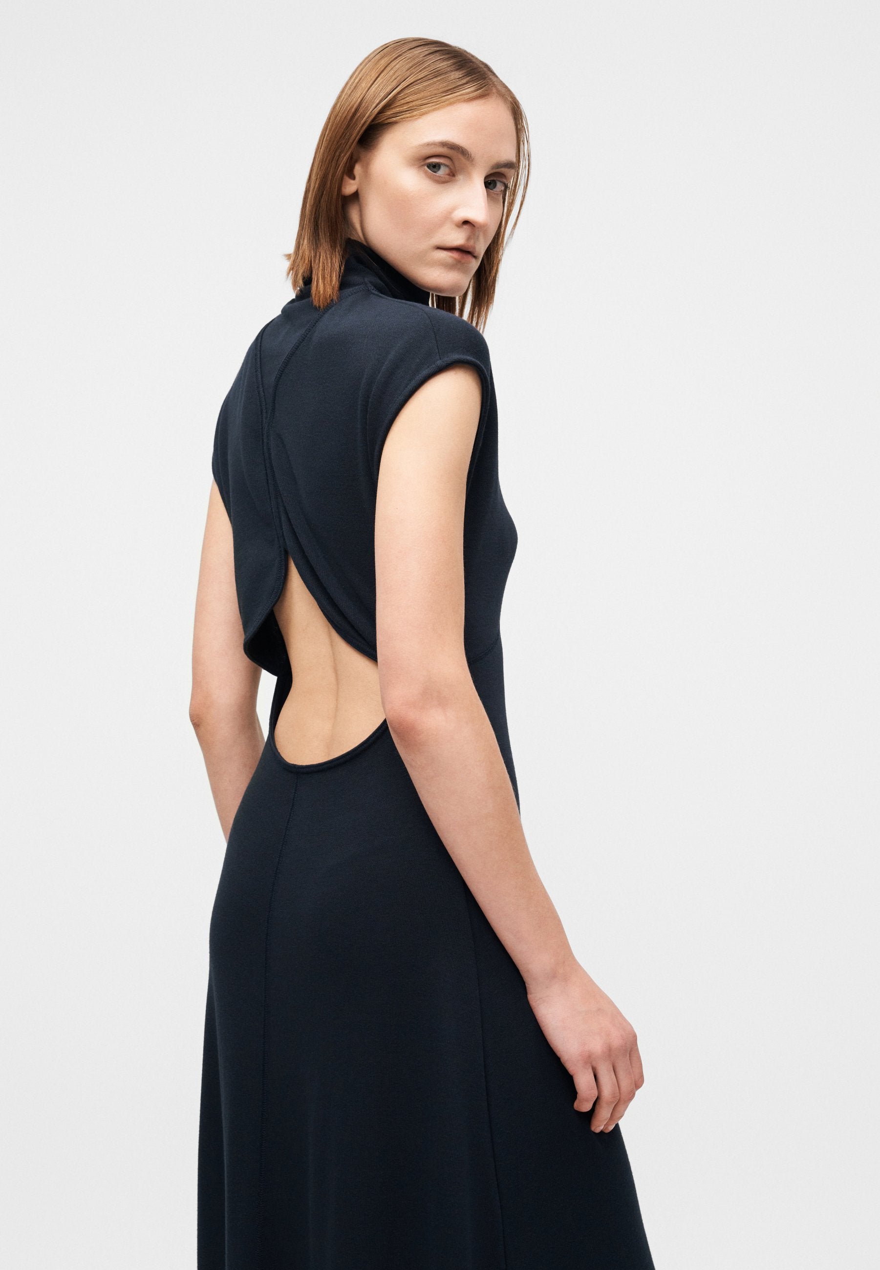 Proenza Schouler White Label BREA DRESS IN BRUSHED