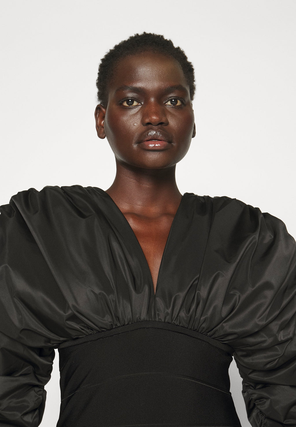 Hervé Léger RUCHED MINI DRESS