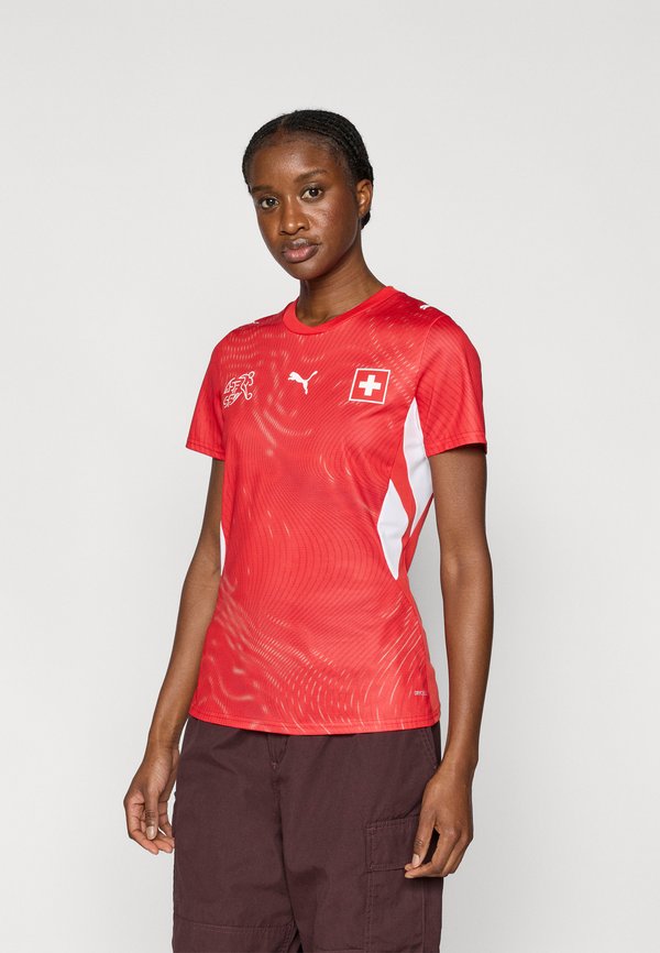 Puma SWITZERLAND SFV HOME JERSEY REPLICA W  - Football jersey - red/white