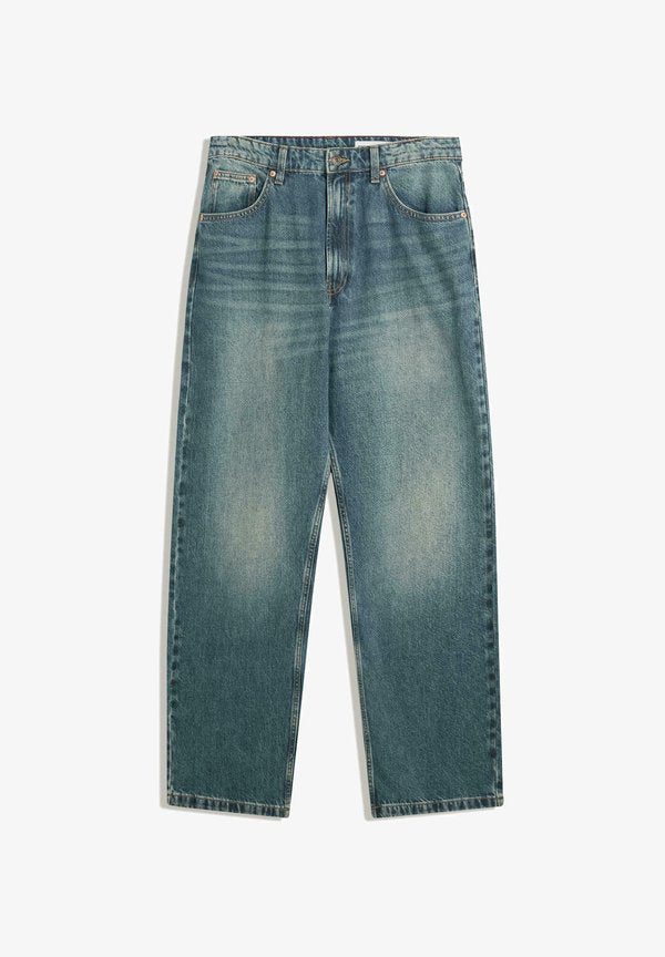 Bershka Baggy Jeans - blue