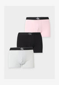 Calvin Klein Underwear GRAPHIC MONOGRAM 3 PACK - Trunks - black/harbor mist/hawaii orchid