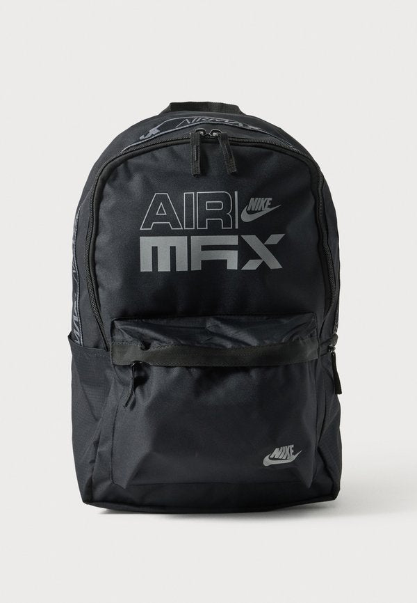 Nike Sportswear HERITAGE AIRMAX UNISEX - School bag - black/silver-coloured