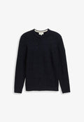 TOM TAILOR Jumper - navy melange multi neps