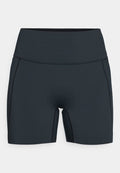 Nike Performance W NK DF UNVRSA HR 5IN SHRT PKT - Leggings - black/anthracite/dark smoke grey