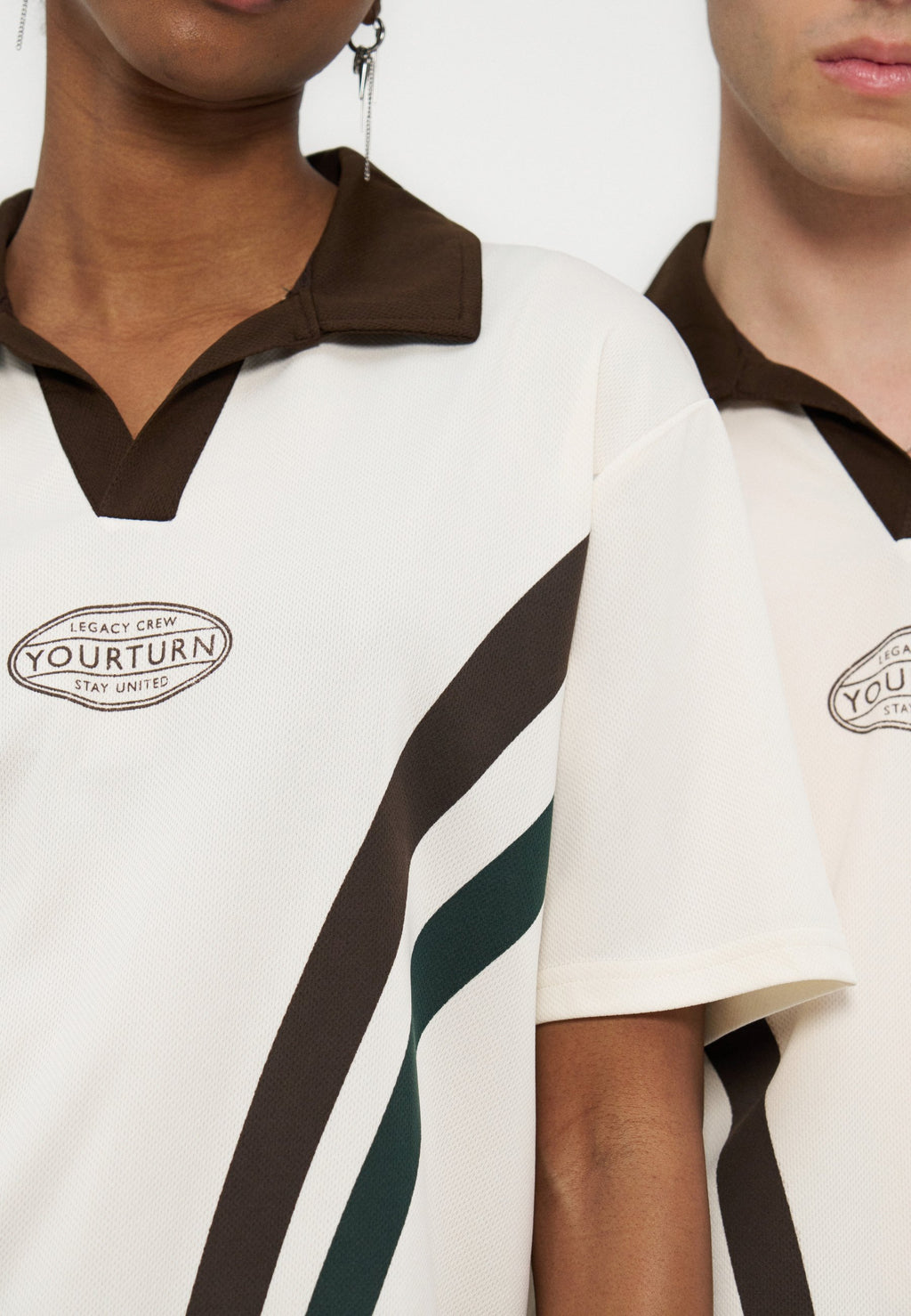 YOURTURN RELAXED FIT SPORTY POLO SHIRT