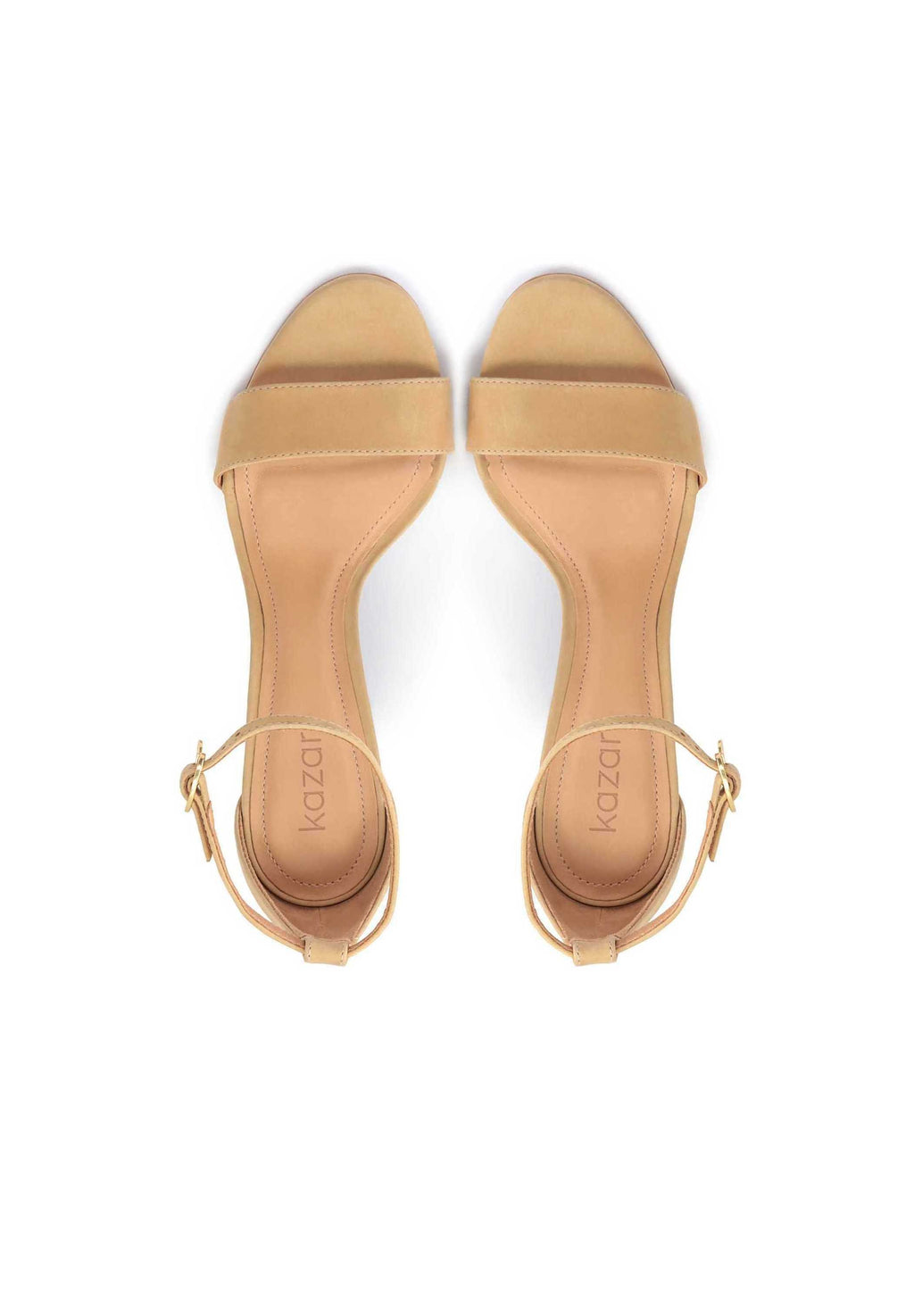Kazar MEGAN-NUBUCK SANDALS ON A HEEL WITH A STRAP