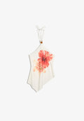 Bershka PRINTED HALTER NECK - TOP - Top - white