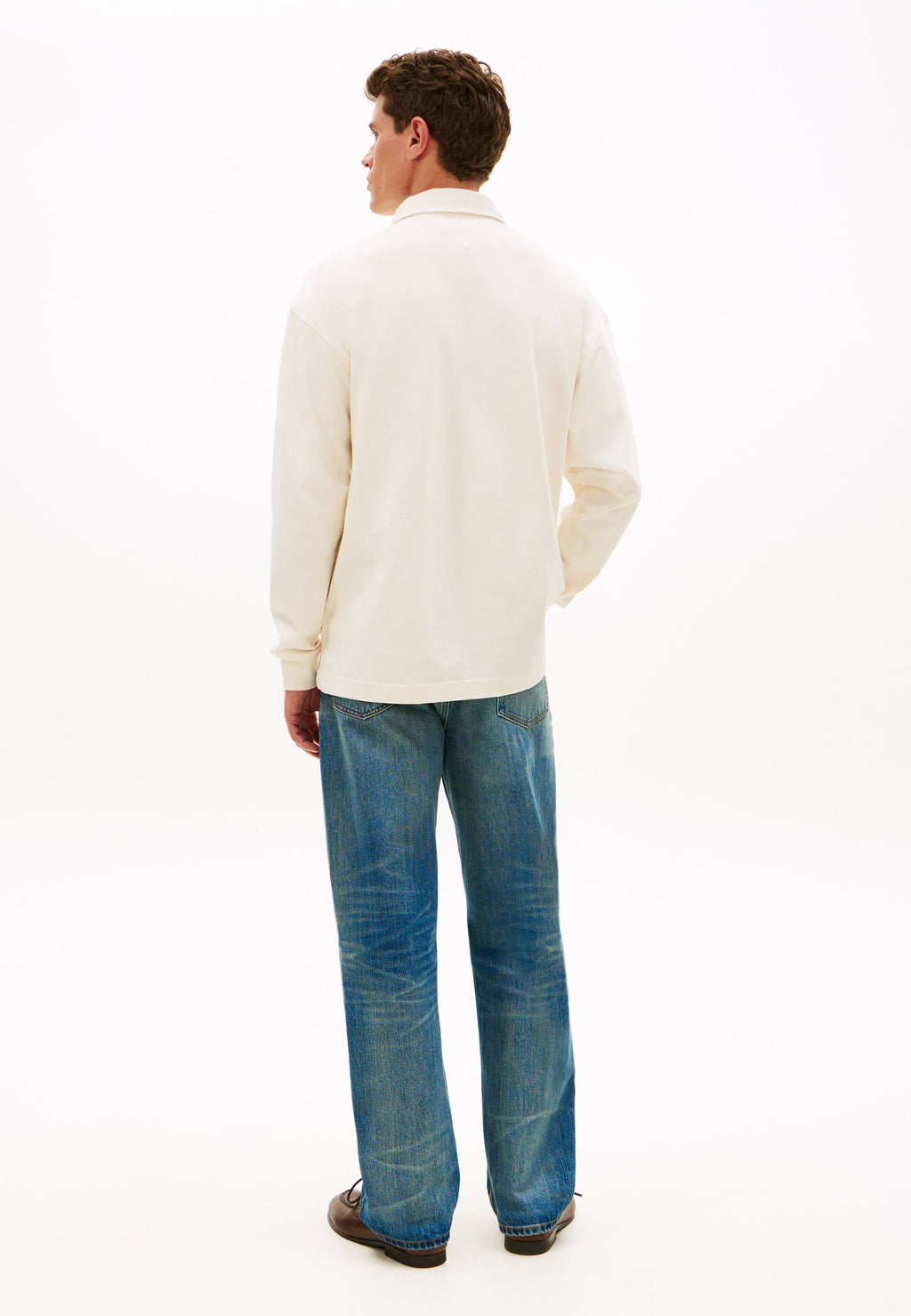 FLAG LOGO RELAXED RUGBY SHIRT Media 4