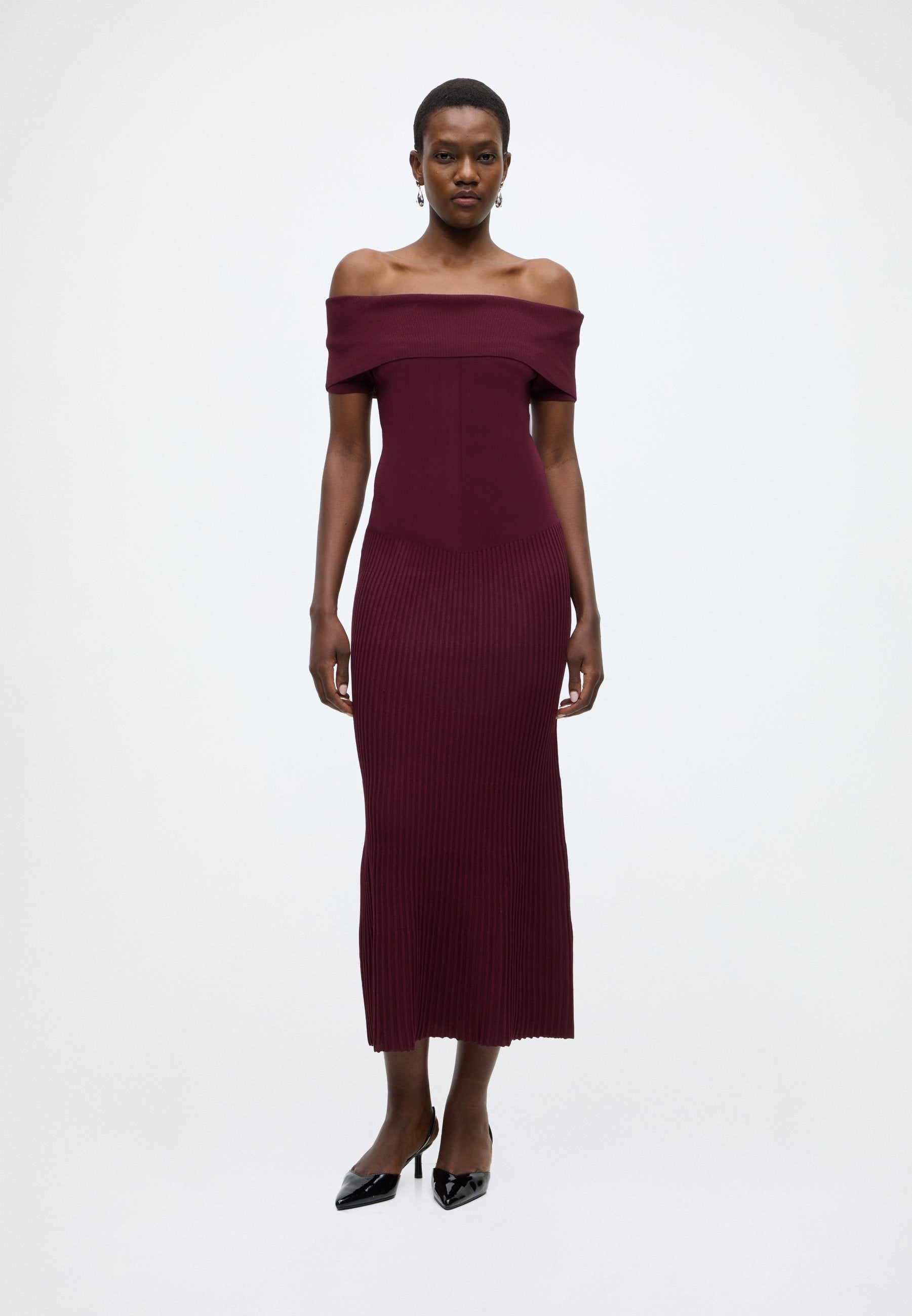 Bardot HARRO PLEATED KNIT DRESS