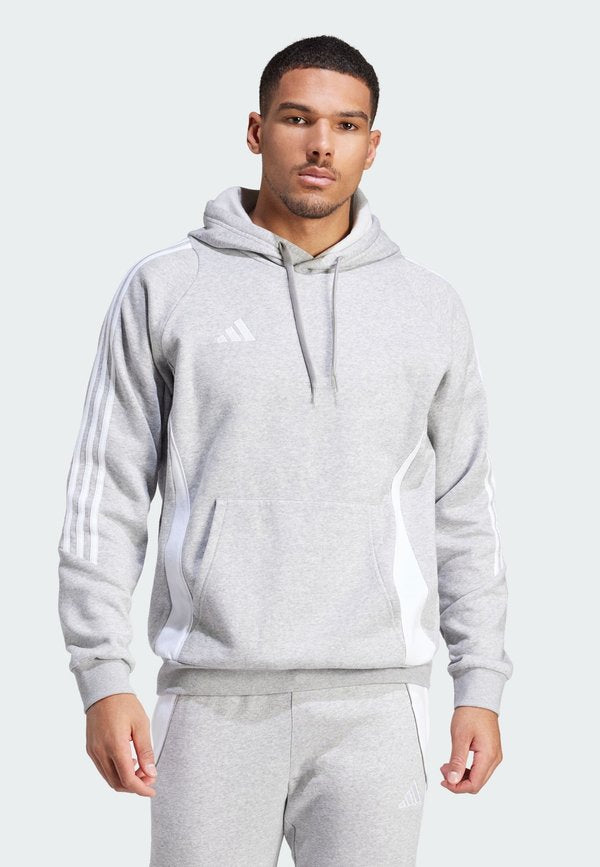 adidas Performance TIRO24 - Hoodie - medium grey heather   white
