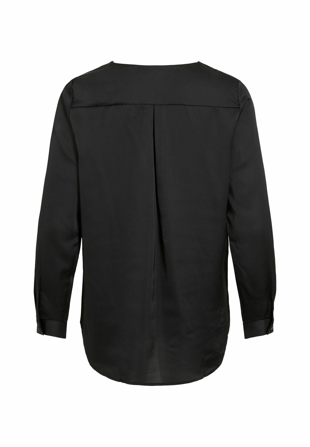VILA VIELLETTE V-NECK L/S SATIN SHIRT - NOOS