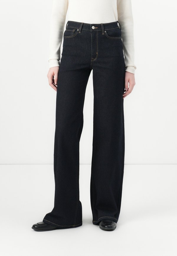 ONLY Wide-fit ONLMADISON High waist Wide Leg Fit - Wide Leg - dark blue denim