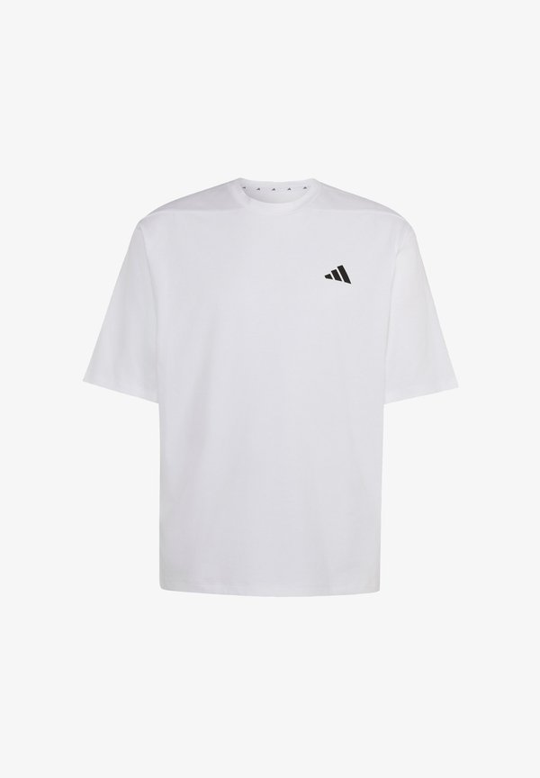 adidas Performance PRIMELIFT ESSENTIALS WORKOUT GRAPHICS TEE - Sports T-shirt - white