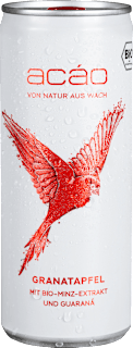 Erfrischungsgetränk, Granatapfel mit Minz-Extrakt & Guarana acao