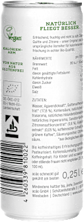 Erfrischungsgetränk, Quitte Zitrone mit Guarana acao