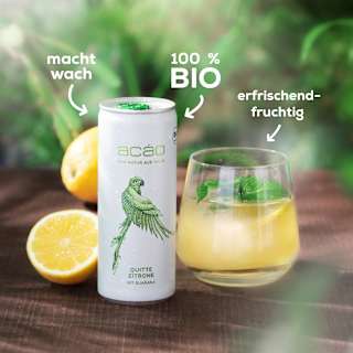 Erfrischungsgetränk, Quitte Zitrone mit Guarana acao