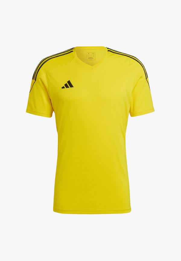 adidas Performance ADIDAS PERFORMANCE FUSSBALL - TEAMSPORT TEXTIL - TRIKOTS TIRO 23 TRIKOT - Print T-shirt - gelbschwarz