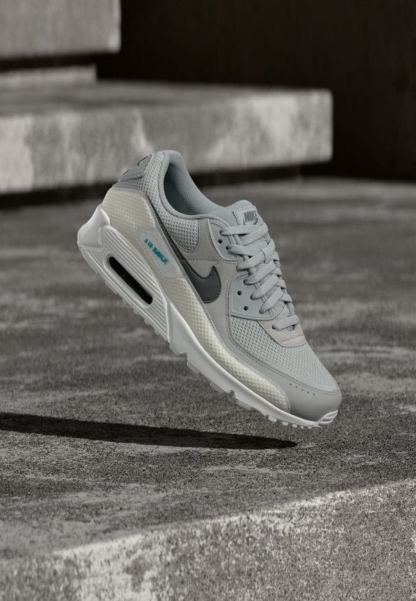 Nike Sportswear AIR MAX 90 - Trainers - light smoke grey/iron grey/summit white/dusty cactus