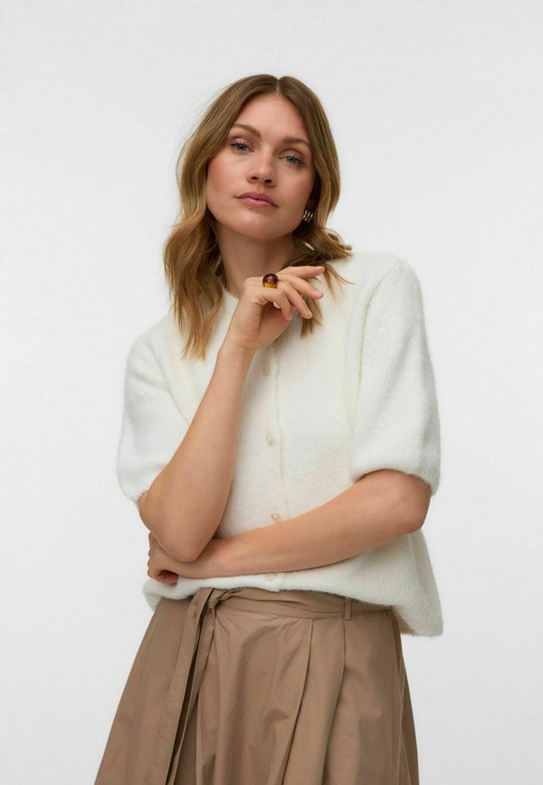 Vero Moda VMKARA Knit - Cardigan - snow white