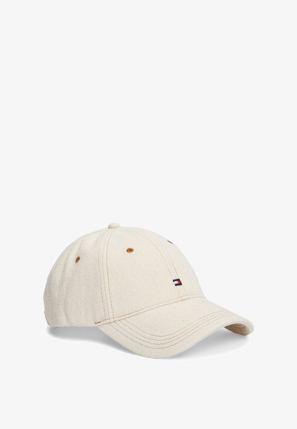 Tommy Hilfiger CORPORATE DENIM LOGO EMBROIDERY BASEBALL CAP - Cap - natural wash