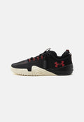 Under Armour UA TRIBASE REIGN 6 - Training shoe - black/winter white/racer red