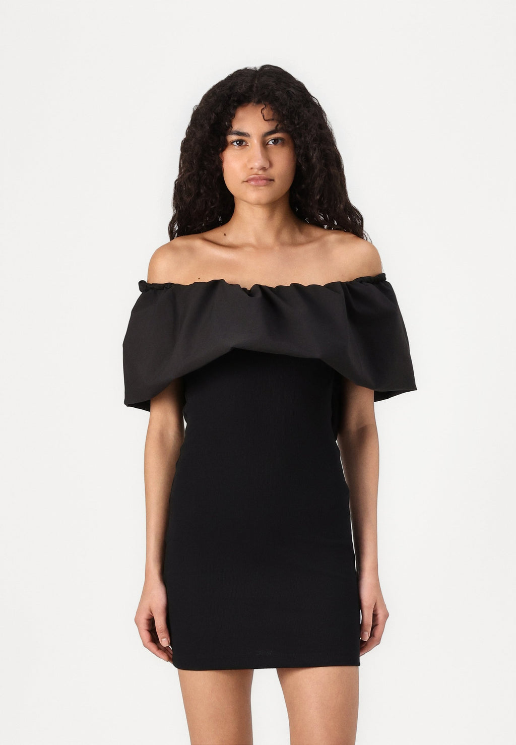 Noisy May BIANCA OFF SHOULDER MINI BUBBLE DRESS